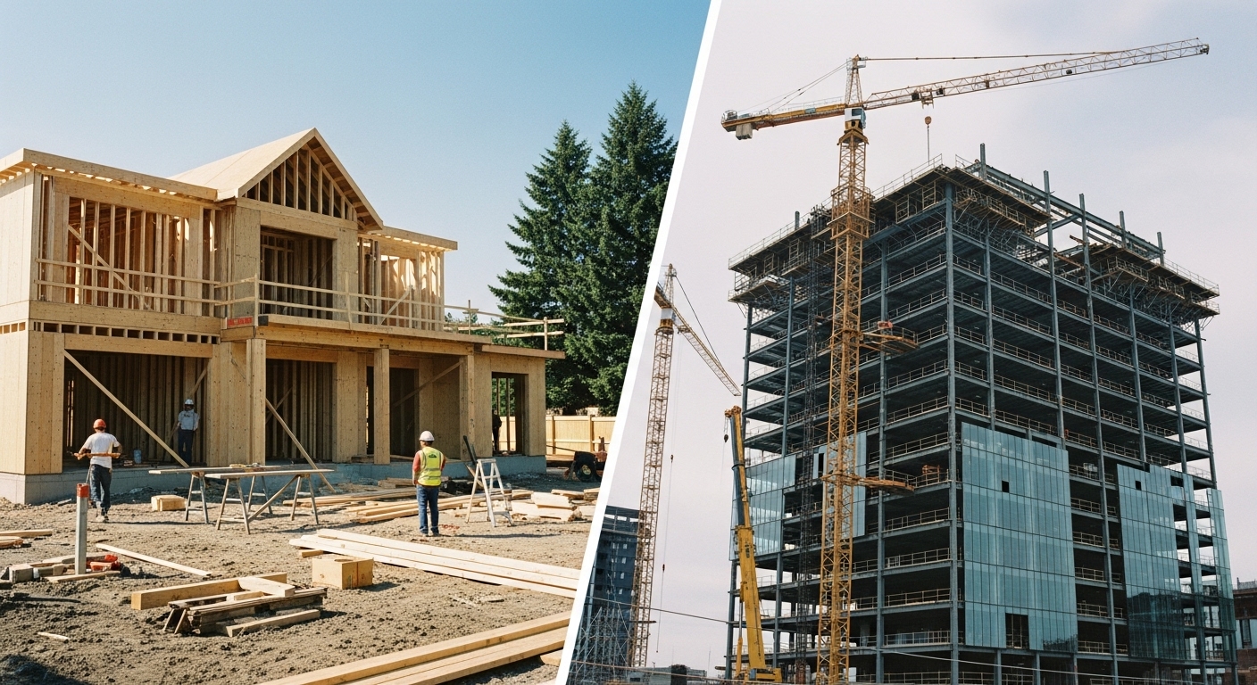 Residential vs. Commercial Construction